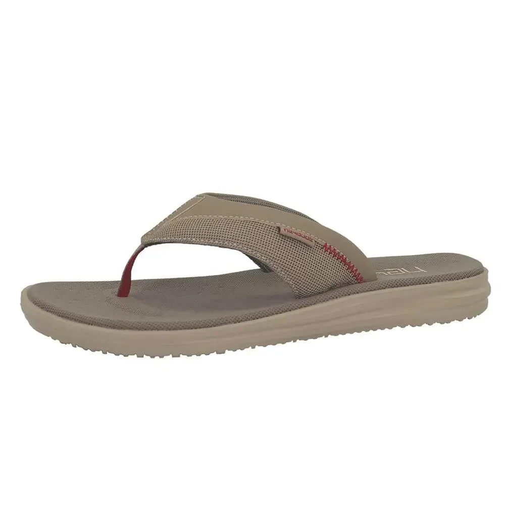 HEYDUDE MEN'S FLINN FREE BEIGE SIZE 9 | MEN’S FOOTWEAR | MEN’S SLIP ON SANDALS